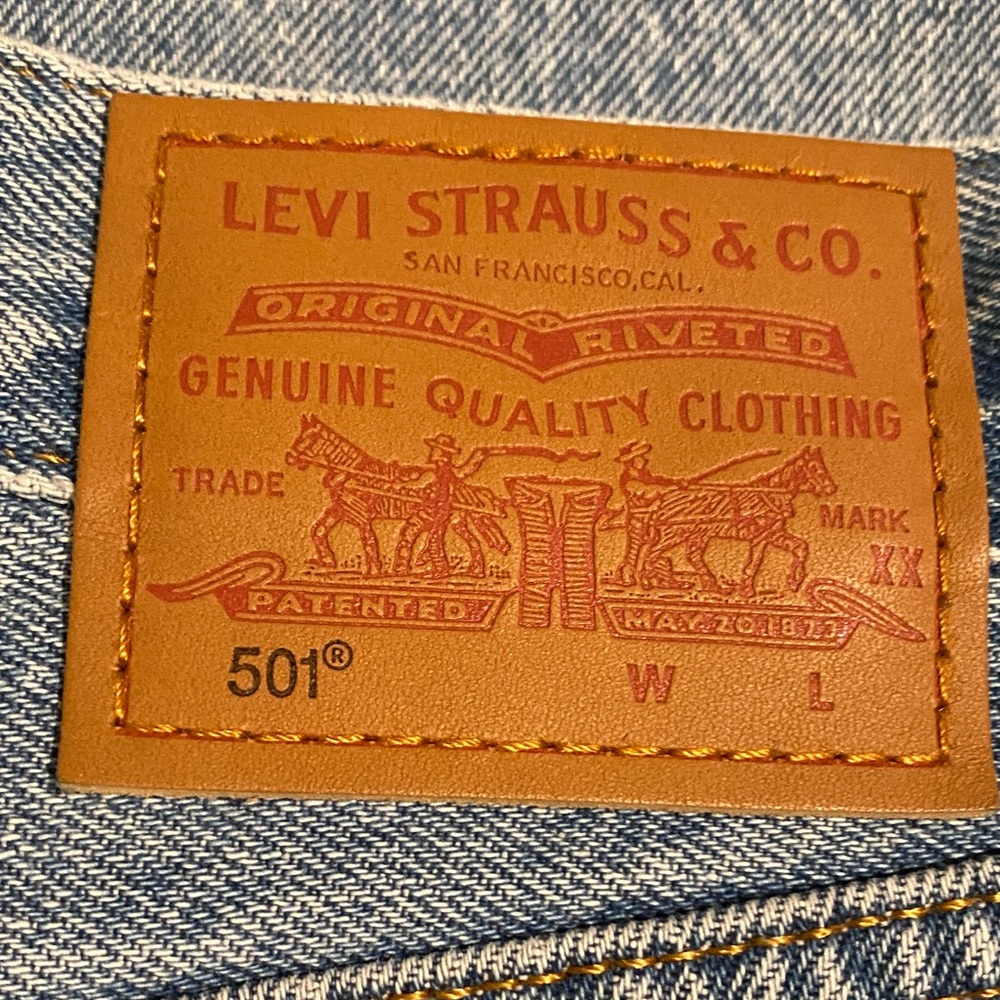 Levi's Classic Blue Straight Jeans